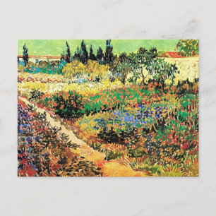 Carte Postale Flowering Garden with Path, Vincent van Gogh