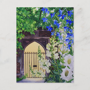 Carte Postale Flowers by a sunlit gateway 2008