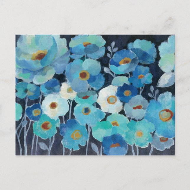 Carte Postale Flowers d'Indigo (Devant)