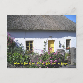 Carte postale Flowery Irish Cottage