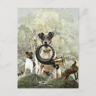 Carte Postale Fluide Fox Terrier