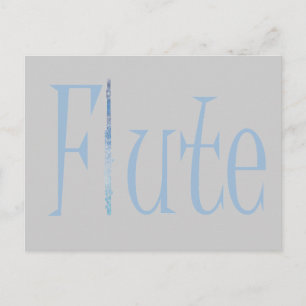 Carte Postale Flûte