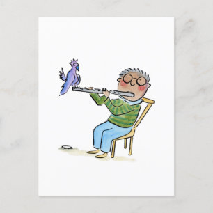 Carte Postale Flûte