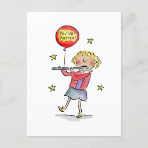 Carte Postale Flûte