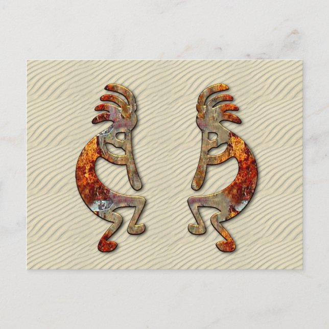 Carte postale "Flûte de Kokopelli" (Devant)