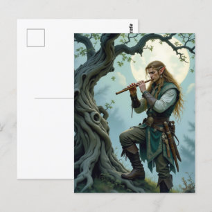 Carte Postale Flûte Elf