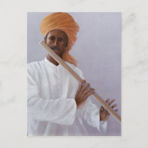 Carte Postale Flute Player