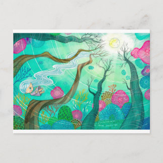 Carte Postale Flux comme eau