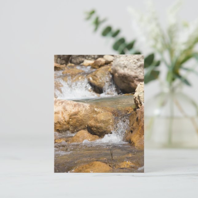 Carte Postale Flux orageux au printemps (Debout devant)