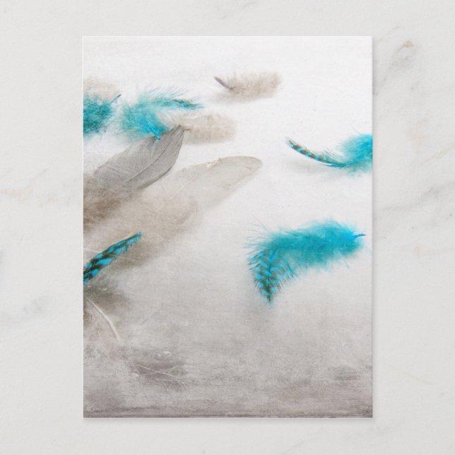 Carte Postale Flux Turquoise (Devant)