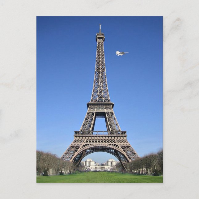 Carte Postale Flyby de Lemmy, Tour Eiffel (Devant)