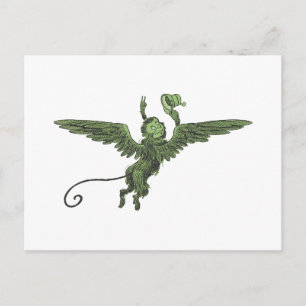 Carte Postale Flying Monkey, Wizard of Oz