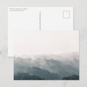 Carte Postale Foggy Forest Nature Photographie