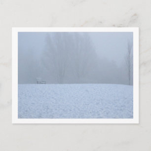 Carte Postale Foggy hiver