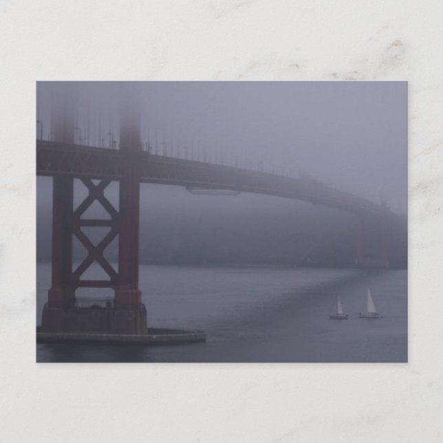 CARTE POSTALE FOGGY SAN FRANCISCO (Devant)