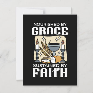 Carte Postale Foi spirituelle et grâce - Conduisant le chrétien