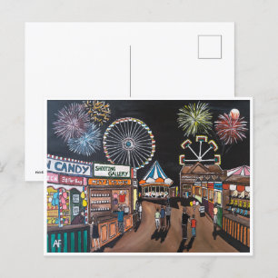 Carte Postale Foire de nuit de Alfred Fox