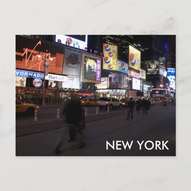 Carte Postale fois sqaure nyc (Devant)