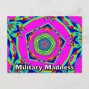 Carte Postale Folie Militaire