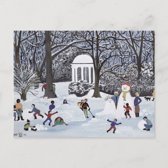 Carte Postale Folies de neige (Devant)