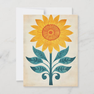 Carte Postale Folk Bloom #240