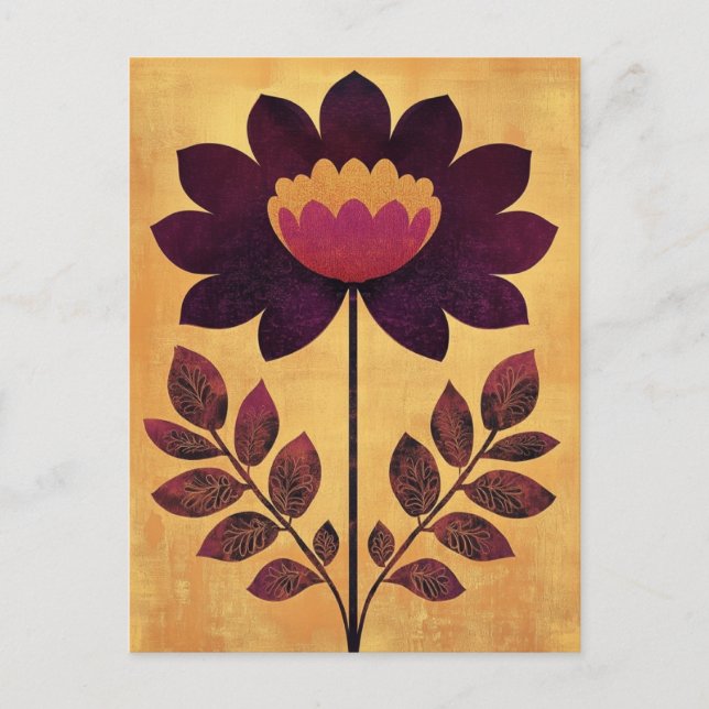 Carte Postale Folk Bloom #241 (Devant)