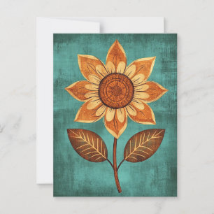 Carte Postale Folk Bloom #242