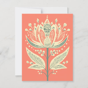 Carte Postale Folk Bloom #247