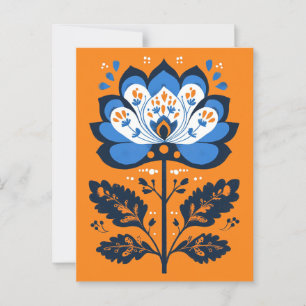 Carte Postale Folk Bloom #249