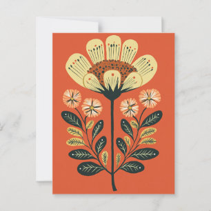 Carte Postale Folk Bloom No.258