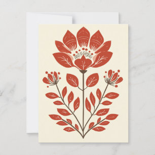Carte Postale Folk Bloom No.262