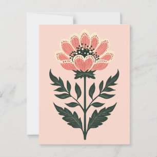 Carte Postale Folk Bloom No.263