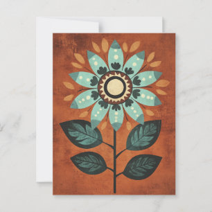 Carte Postale Folk Bloom No.266