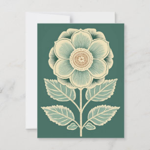 Carte Postale Folk Bloom No.268