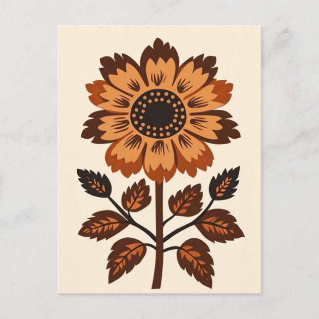 Carte Postale Folk Bloom No.274 (Devant)