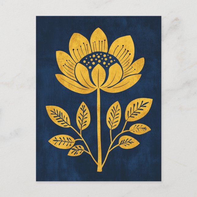 Carte Postale Folk Bloom No.276 (Devant)