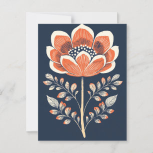 Carte Postale Folk Bloom No.278