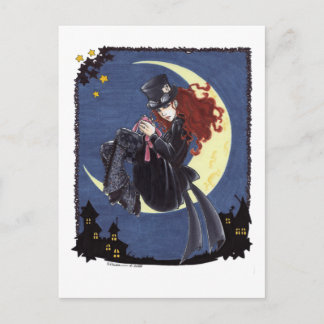 Carte postale folle de chapelier