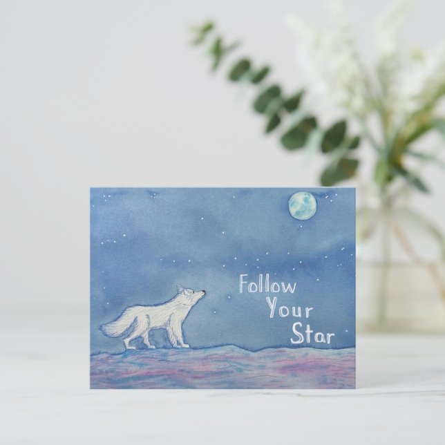 Carte Postale Follow Your Star Celestial Postcard (Debout devant)