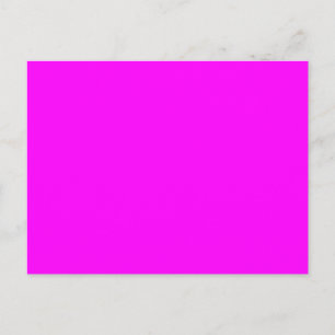 Carte Postale Fond de couleur unie tendance rose magenta fuchsia