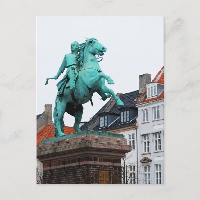 Carte Postale Fondateur de Copenhague Absalon - Højbro Plads (Devant)