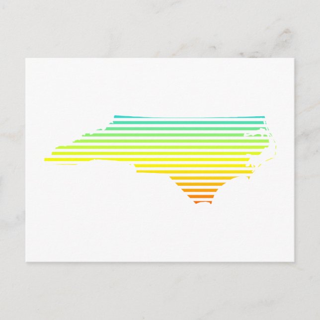 Carte Postale fondre froid de la carolina du nord (Devant)