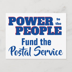 Carte Postale Fonds « Power to the People » Modèle de la Poste