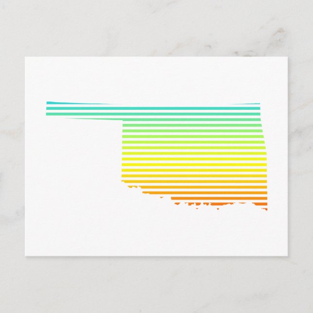 Carte Postale fondu de refroidissement de l'oklahoma (Devant)