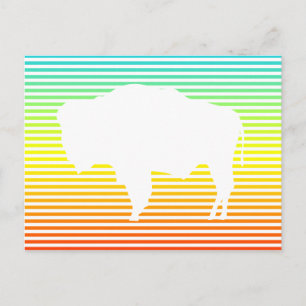 Carte Postale fondu de refroidissement du wyoming