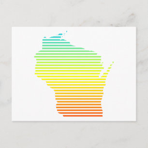 Carte Postale fondu de refroidissement wisconsin