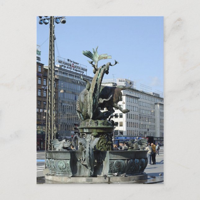 Carte Postale Fontaine (Devant)