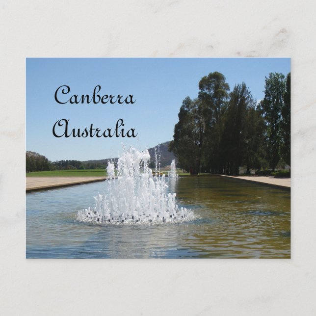 carte postale fontaine (Devant)