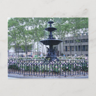 Carte Postale Fontaine à Borough Hall, Brooklyn