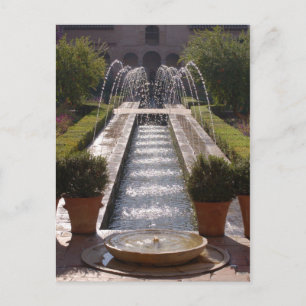 Carte postale Fontaine Alhambra